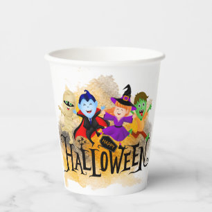Happy Halloween Paper cups, Halloween party Cups