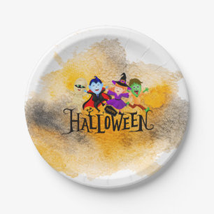Happy Halloween Paper cups, Halloween party Paper Plates