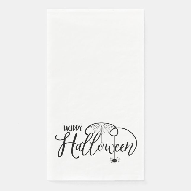 Happy Halloween Paper Guest Towels (Front)