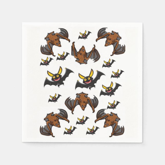 Happy Halloween Paper Napkins (Front)