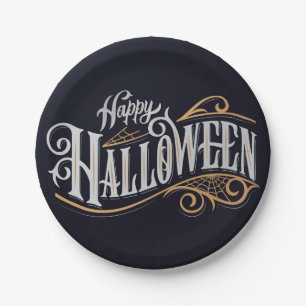 Happy Halloween Paper Plates
