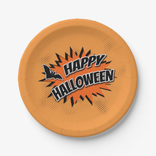 Happy Halloween Paper Plates