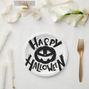 Happy Halloween  Paper Plates