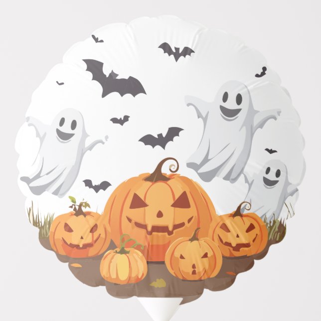Happy Halloween Party Balloon (Front)