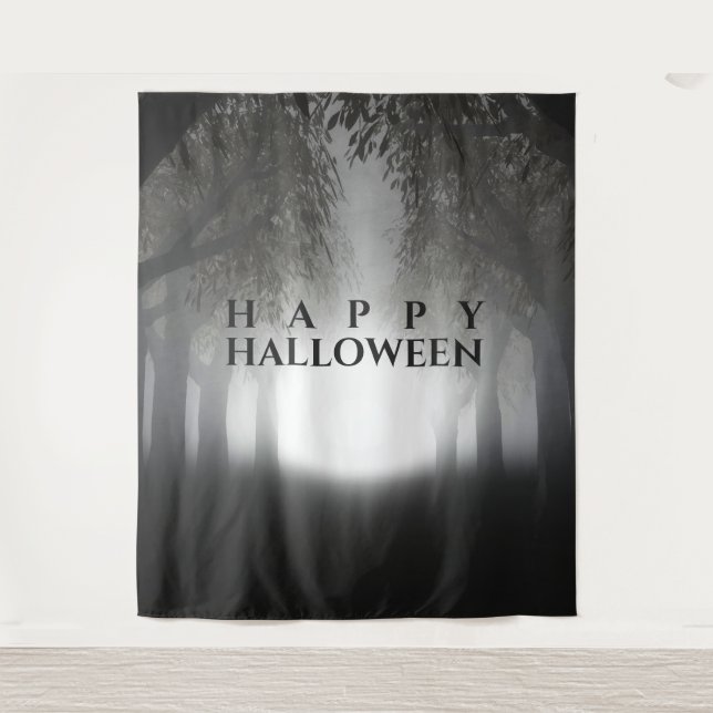 Happy Halloween Party Costume Photo Booth Backdrop (Front)