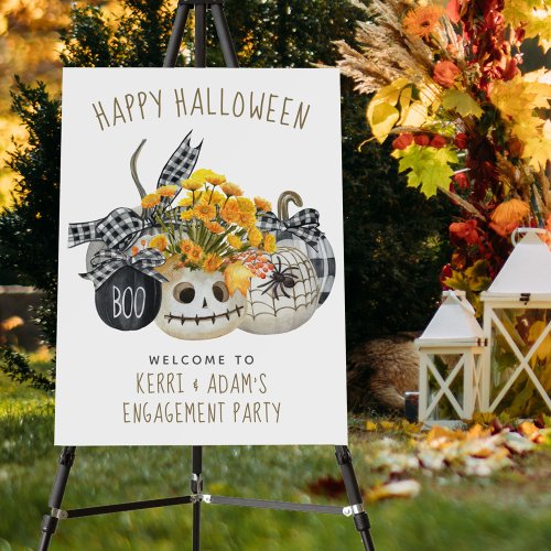 Happy Halloween Party Country Farmhouse Welcome Foam Board