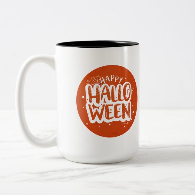 Happy Halloween Party - Halloween Costume  Two-Tone Coffee Mug (Left)