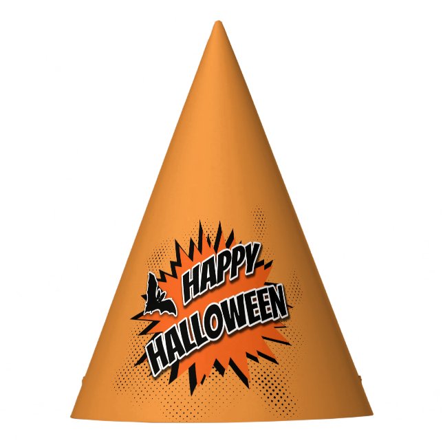Happy Halloween Party Hat (Front)