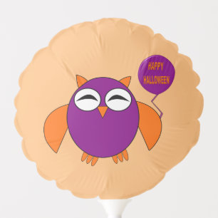 Happy Halloween Party Owl Balloon