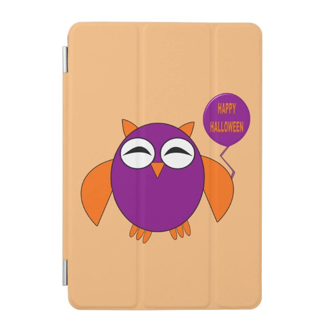 Happy Halloween Party Owl iPad Mini Cover (Front)