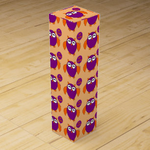 Happy Halloween Party Owl Wine Gift Box