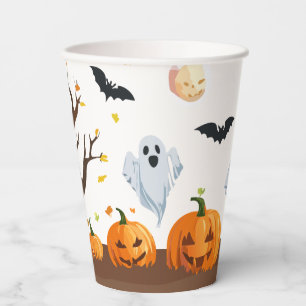 Happy Halloween Party Paper Cups