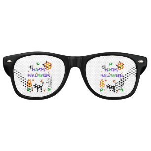 Happy Halloween Party Retro Sunglasses