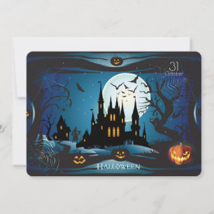 Happy Halloween Party "Treat or Trick" Holiday Card