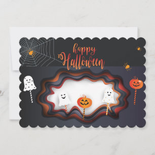 Happy Halloween Party "Treat or Trick" Magical Invitation