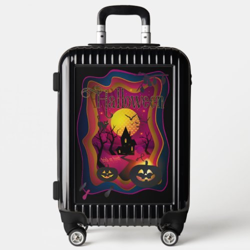 Happy Halloween Party Treat or Trick Night Event Luggage