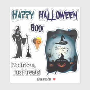 Happy Halloween Party "Treat or Trick" - Trendy Sticker