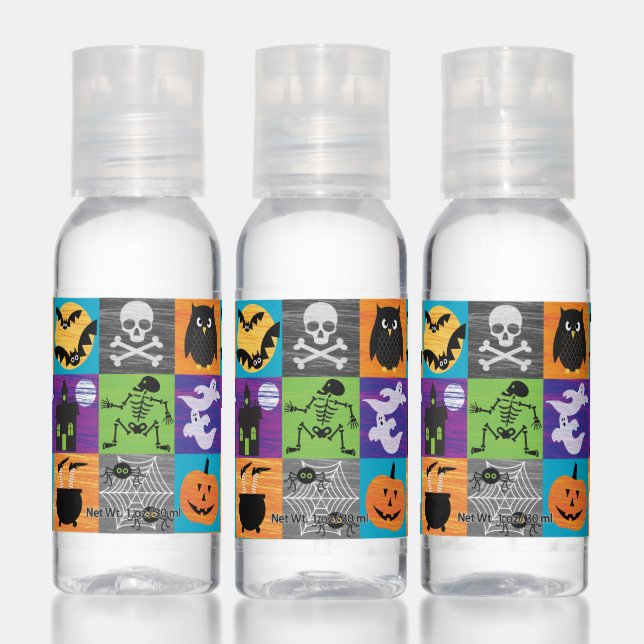 Happy Halloween Pattern Hand Sanitizer (Set)