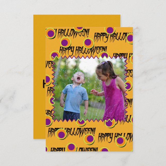 Happy Halloween Photo Card (Front/Back)
