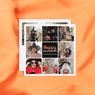 Happy Halloween Photo Collage Simple