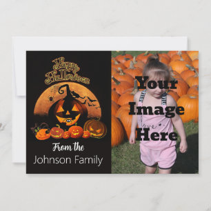 Happy Halloween Photo Holiday Card