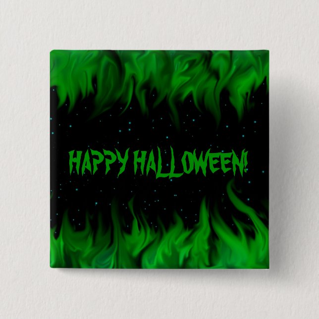 HAPPY HALLOWEEN! PINBACK BUTTON (Front)