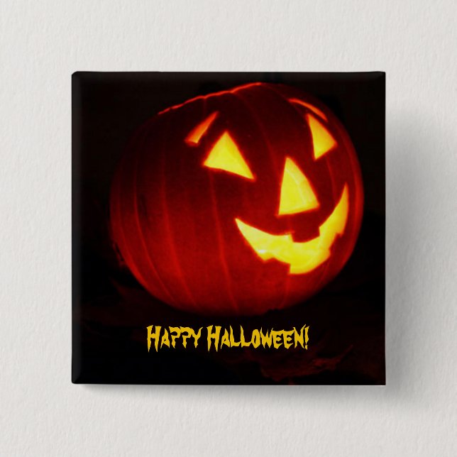 Happy Halloween Pinback Button (Front)