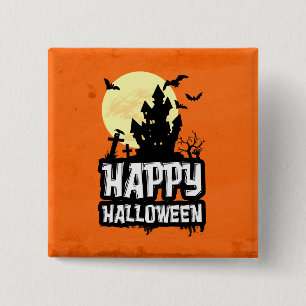 Happy Halloween Pinback Button
