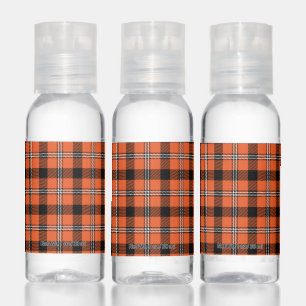 Happy Halloween   Plaid Tartan Hand Sanitizer