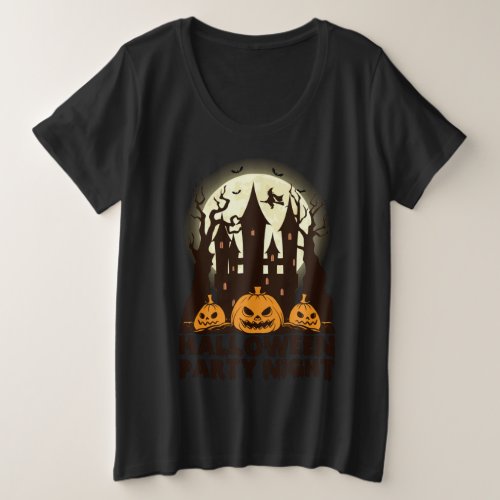 Happy Halloween Plus Size T_Shirt