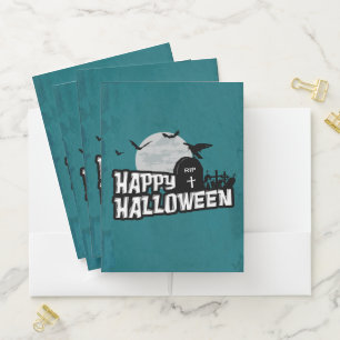 Happy Halloween Pocket Folder