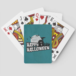 Happy Halloween Poker Cards