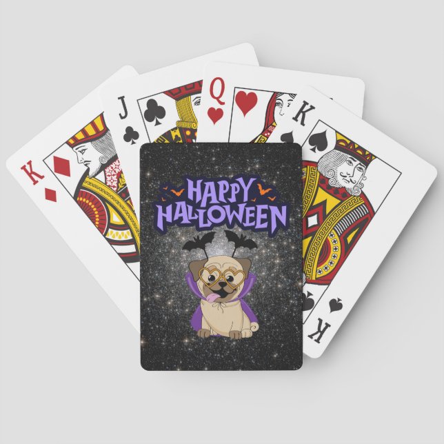 Happy Halloween Poker Cards (Back)