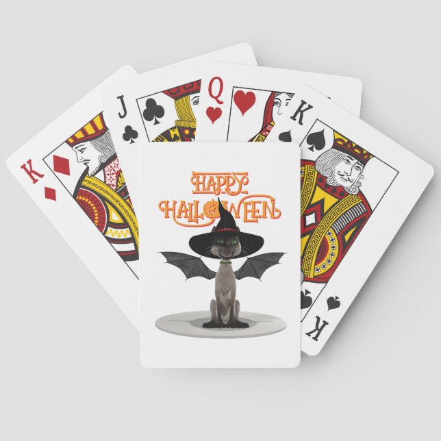 Happy Halloween.  Poker Cards (Back)