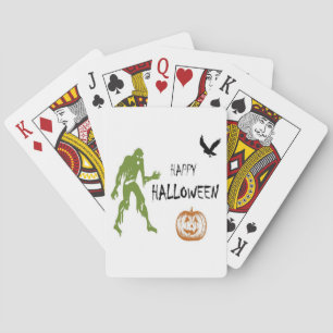 Happy Halloween Poker Cards