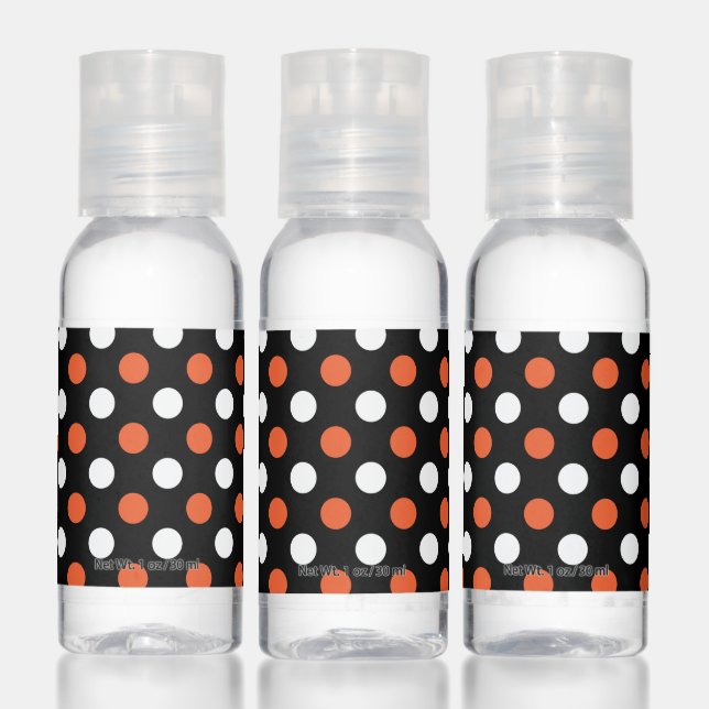 Happy Halloween Polka Dots Hand Sanitizer (Set)
