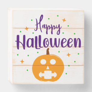 Happy Halloween Porch Sign Cute Halloween Sign