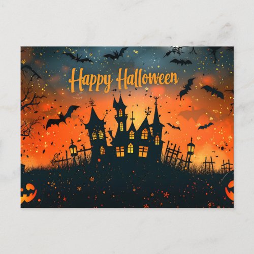 Happy Halloween Postcard