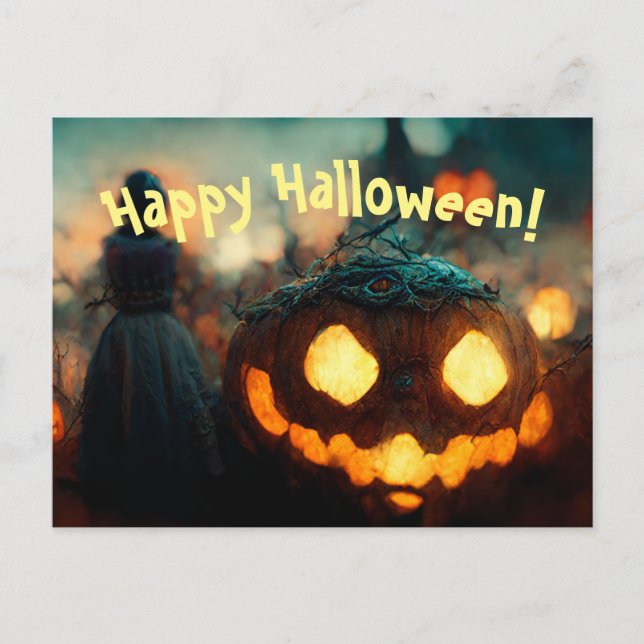 Happy Halloween Postcard (Front)