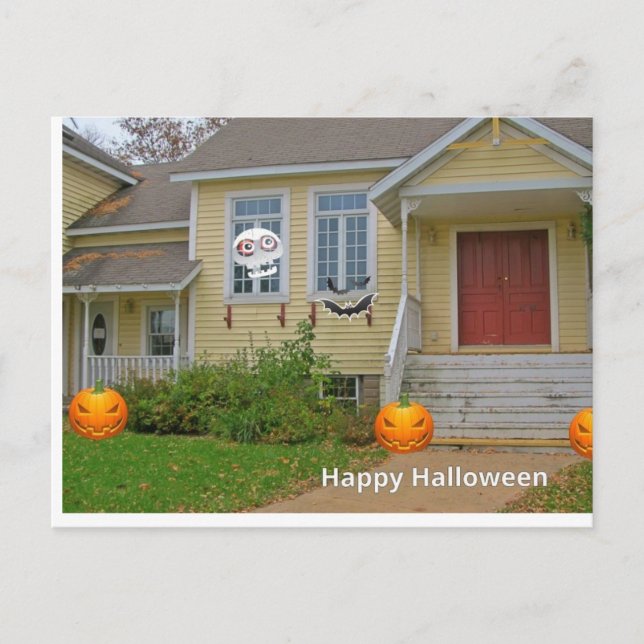 Happy Halloween Postcard (Front)