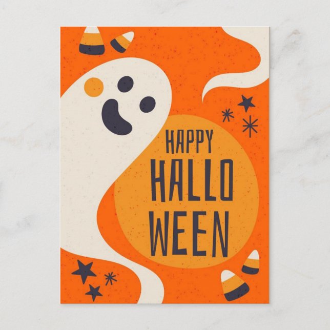 Happy Halloween Postcard (Front)