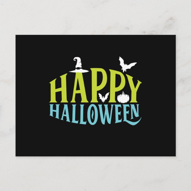 Happy Halloween Postcard (Front)