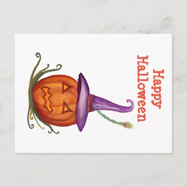 Happy Halloween Postcard (Front)