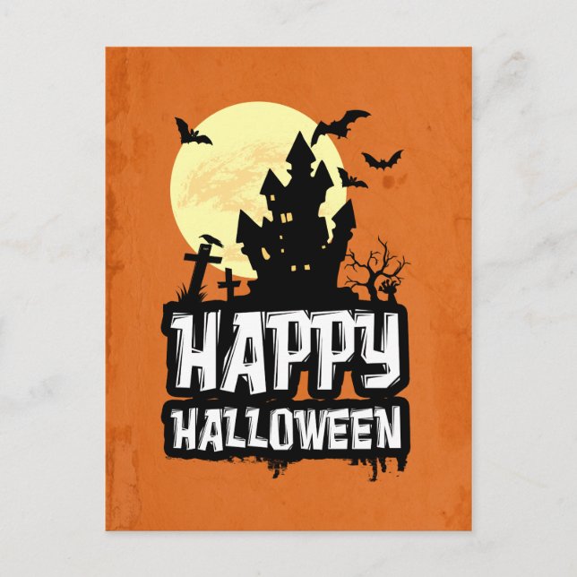 Happy Halloween Postcard (Front)