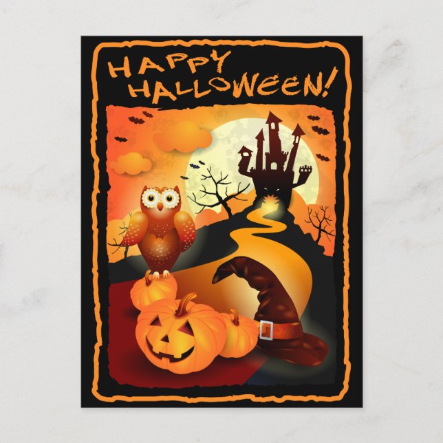 Happy Halloween! Postcard (Front)