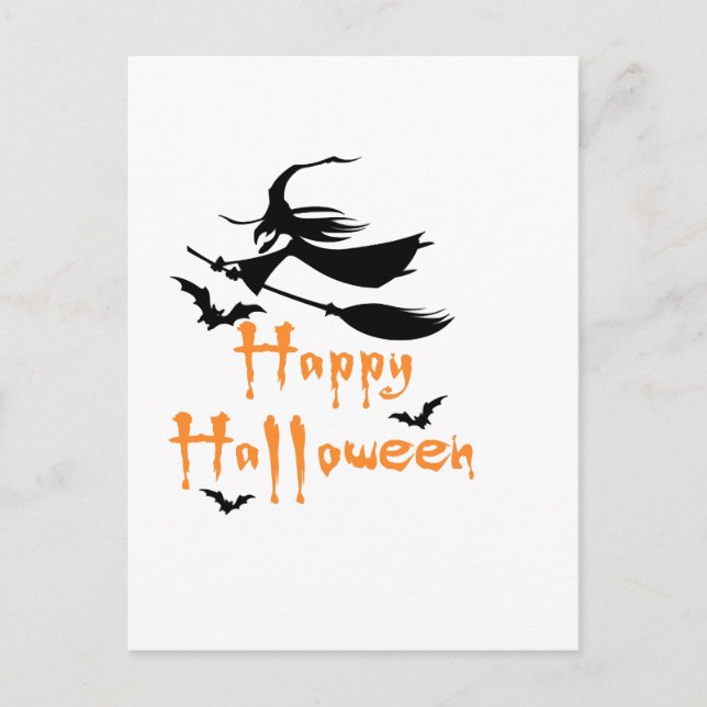 Happy Halloween Postcard (Front)