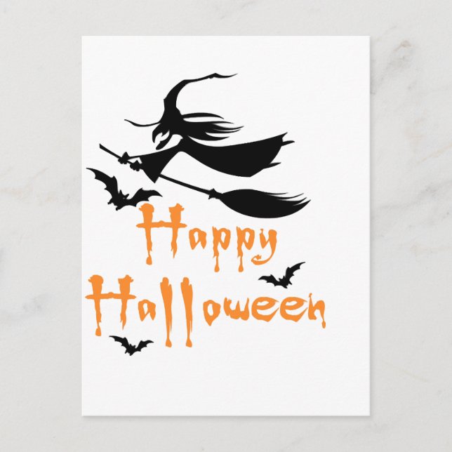 Happy Halloween Postcard (Front)
