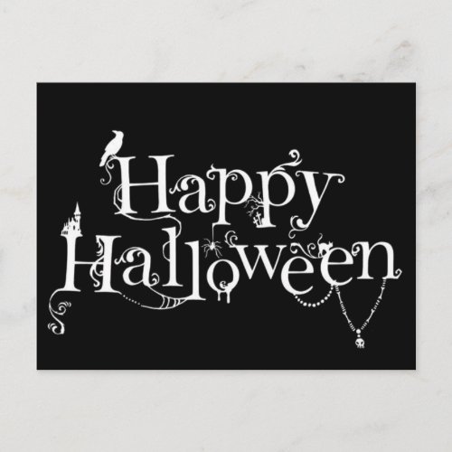 Happy Halloween Postcard