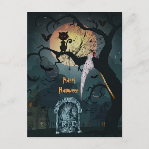 Happy Halloween Postcard