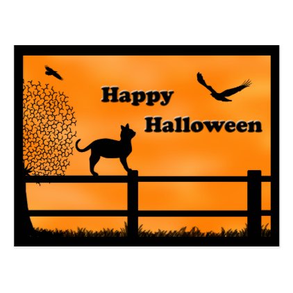 Happy Halloween Postcard